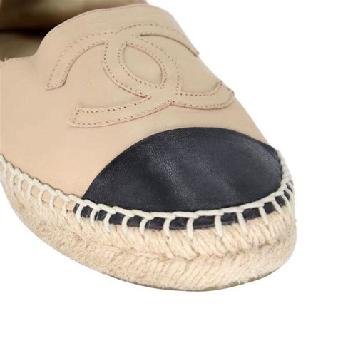 alpargatas chanel precio|authentic chanel espadrilles for sale.